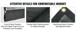 Amocart 18oz Dump Truck Mesh Tarp PVC Coated Heavy Duty Cover with Reinforced Webbing for Manual or Electric Dump Truck Syste