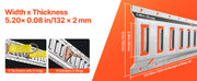 Bild in Galerie-Viewer laden, SucceBuy Universal E-Track Tie-Down Rail Kit W/ 8 Steel Rails 2 Single Slots 8 O-Rings Tie-Offs Trailer Car Securing Accessories
