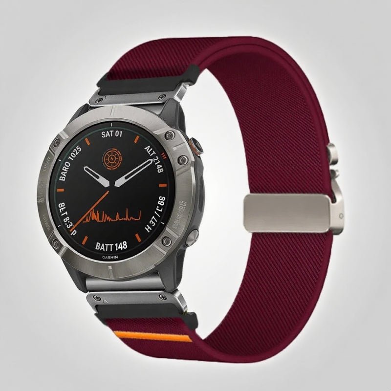 Elastic String Fabric Woven Men Watch Strap - AMOCART42f14e415c0de868a75e2ca78cb0a013