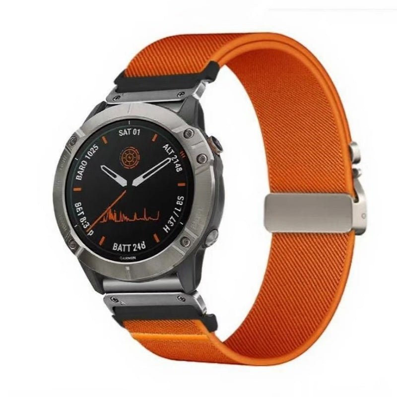 Elastic String Fabric Woven Men Watch Strap - AMOCART650905dfbc4ec2951d94ca7141168025