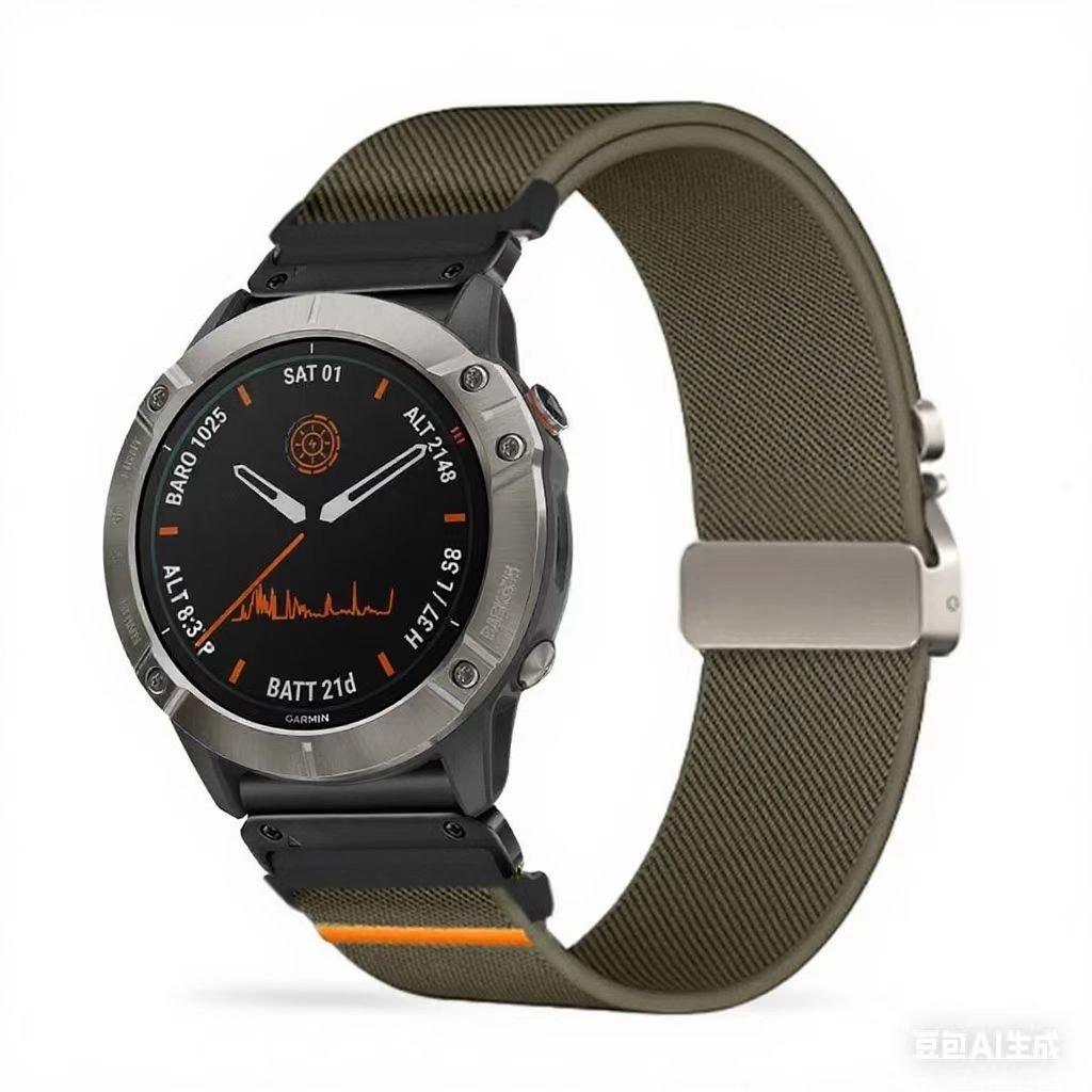 Elastic String Fabric Woven Men Watch Strap - AMOCARTf68b94a73dfc7ebae21335d869559621