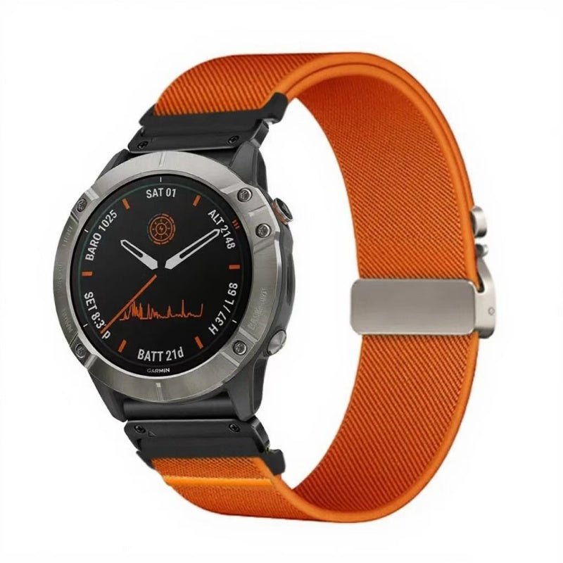 Elastic String Fabric Woven Men Watch Strap - AMOCART229463acea17f7b57c8bdbd910c48209