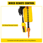 SucceBuy 0.5/1Ton 1PHASE Industrial Electric Chain Hoist  3MHigh Heavy Duty Cranes Hoists with Limit Switch Hot Forging G80 Hook