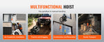 Amocart 1100lbs 1500W Electric Hoist Winch Portable Power Winch Crane with Wireless Remote Control for Overload Protection