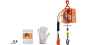 Charger l'image dans la visionneuse de galerie, Amocart 500kg/1100lbs Electric Hoist Winch Portable Crane 25ft Lifting Height Wired Remote Control for Transportation
