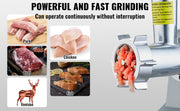 Charger l'image dans la visionneuse de galerie, Amocart Electric Meat Grinder 5 Lb/Min Industrial Meat Mincer with Blade Grinding Plate Sausage Stuffing Blade and 3 Tubes
