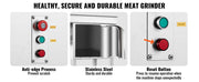 Charger l'image dans la visionneuse de galerie, Amocart Meat Grinder 22 Lbs/Min Capacity Electric Meat Grinders w/ Blade Grinding Plate Sausage Maker for Kitchen Home Use
