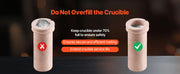 Charger l'image dans la visionneuse de galerie, Amocart Electric Melting Furnace Electric Metal Smelter Foundry Metal Smelting Machine Ceramic Crucible Gold Smelting Kit

