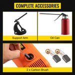 Amocart 2300W Electric Pipe Threader Handheld Household Galvanized Iron Pipe Sleeve Machine Industrial Threading Tool w/ 6 Dies