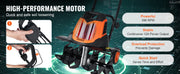 Bild in Galerie-Viewer laden, Amocart 12 Amp Electric Tiller 18" Tilling Width 3.94" Tilling Depth Corded Electric Tiller/Cultivator Steel Mn Tines Rototille
