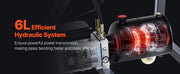 Bild in Galerie-Viewer laden, Amocart Electric Tube Bending Machine 750W Electric Tubing Bender w/ 6L Hydraulic Cylinder w/ 3 Dies for 1" 1-1/2" 1-3/4" Pipes
