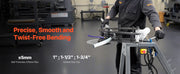 Bild in Galerie-Viewer laden, Amocart Electric Tube Bending Machine 750W Electric Tubing Bender w/ 6L Hydraulic Cylinder w/ 3 Dies for 1" 1-1/2" 1-3/4" Pipes
