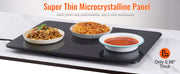 Bild in Galerie-Viewer laden, Amocart Electric Warming Tray 16.5"x 23.6"/11" Portable Tempered Glass Heating Tray with Temperature Control Perfect for Dinner

