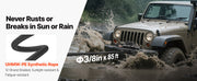Charger l'image dans la visionneuse de galerie, SucceBuy 13500 lbs Electric Winch 12V Synthetic Rope Car Winch with Wired Wireless Control for Towing SUV Off-Road Jeep Trailer
