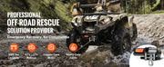 Charger l'image dans la visionneuse de galerie, Amocart 3000lbs ATV/UTV Electric Winch 12V DC Steel Rope Winch with  39ft Cable Roller Wired Remote Control for Towing Off-Road
