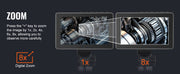 Load image into Gallery viewer, Amocart Articulating Borescope Camera w/ Light Two-way Articulated Endoscope Inspection with 6.4mm Tiny Lens 5"IPS 1080P Screen
