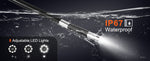 Amocart Articulating Borescope Camera w/ Light Two-way Articulated Endoscope Inspection with 6.4mm Tiny Lens 5"IPS 1080P Screen