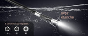 Load image into Gallery viewer, Amocart Articulating Borescope Camera with Light Two-way Articulated Endoscope Inspection with 6.4mm Tiny Lens 5" 1080P Screen
