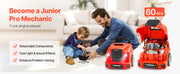 Bild in Galerie-Viewer laden, Amocart 60 Pcs Kids Mechanic Car Repair Set with Removable Parts &amp; Horn Workshop Set Engine Toy for Toddler Children Gift
