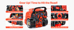 Amocart 60 Pcs Kids Mechanic Car Repair Set with Removable Parts & Horn Workshop Set Engine Toy for Toddler Children Gift