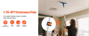 Charger l'image dans la visionneuse de galerie, SucceBuy Telescopic Extension Pole Multi-Purpose Extendable Pole Sturdy Aluminum Alloy Paint Pole Extension Reach Roller Stick
