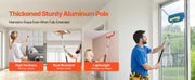 Charger l'image dans la visionneuse de galerie, SucceBuy Telescopic Extension Pole Multi-Purpose Extendable Pole Sturdy Aluminum Alloy Paint Pole Extension Reach Roller Stick
