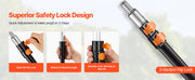 Bild in Galerie-Viewer laden, Amocart Telescopic Extension Pole Multi-Purpose Extendable Pole Sturdy Aluminum Alloy Paint Pole Extension Reach Roller Stick
