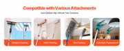 Charger l'image dans la visionneuse de galerie, SucceBuy Telescopic Extension Pole Multi-Purpose Extendable Pole Sturdy Aluminum Alloy Paint Pole Extension Reach Roller Stick
