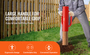 Charger l'image dans la visionneuse de galerie, Amocart Fence Post Driver with Handle Pole Pounder Heavy Duty Carbon Steel Hand Post Rammer Fencing Hole Digger for Channel
