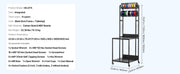 Bild in Galerie-Viewer laden, Amocart 4-Tier 3D Printer Filament Storage Rack with Wheels Printer Stand Spools Holder Cart for 3D Printing Station Office
