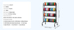 Amocart 4 Tier 3D Printer Filament Rolling Filament Spool Storage Rack with Wheels for Office Workshop 3D Printing Station