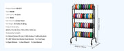 Charger l'image dans la visionneuse de galerie, Amocart 4 Tier 3D Printer Filament Rolling Filament Spool Storage Rack with Wheels for Office Workshop 3D Printing Station
