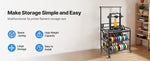 SucceBuy 3-Tier 3D Printer Filament Storage Rack with Wheels Filaments Organzied Printer Stand for 3D Printing Station Office