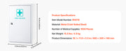 Charger l'image dans la visionneuse de galerie, Amocart 3-Shelf First Aid Cabinet 1000Pcs Wall Mounted OSHA&amp;ANSI 2015 (Class A) Industrial Emergency Metal Med Box for Business
