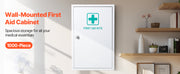 Charger l'image dans la visionneuse de galerie, Amocart 3-Shelf First Aid Cabinet 1000Pcs Wall Mounted OSHA&amp;ANSI 2015 (Class A) Industrial Emergency Metal Med Box for Business
