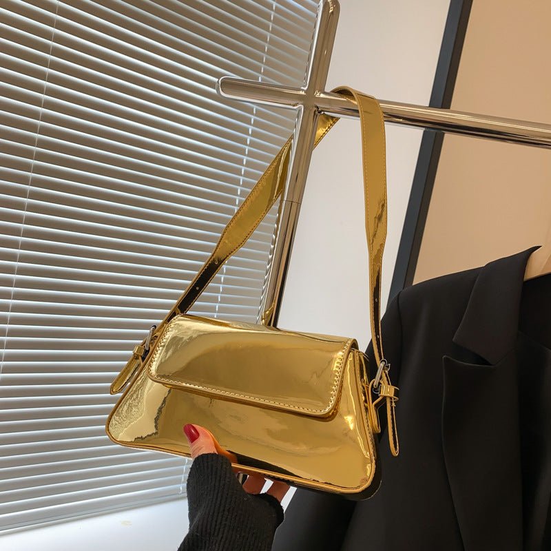 Flip Messenger Bag Ladies Shoulder Underarm Bag - AMOCART4044f295d72e3b743c690d1ea659fc41