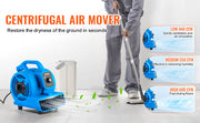 Charger l'image dans la visionneuse de galerie, Amocart Floor Blower 1360 RPM 600 CFM Air Mover for Drying and Cooling Portable Dryer for Janitorial Home Plumbing Commercial
