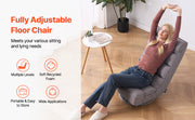 Charger l'image dans la visionneuse de galerie, Amocart Floor Chair Recycled Foam Folding Sofa Chair Multifunctional Floor Chair with Back Support Ideal for Sleeping Reading
