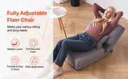 Charger l'image dans la visionneuse de galerie, Amocart Floor Chair Recycled Foam Folding Sofa Chair Multifunctional Floor Chair with Back Support Ideal for Sleeping Reading
