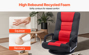 Charger l'image dans la visionneuse de galerie, Amocart Floor Chair Recycled Foam Folding Sofa Chair Multifunctional Floor Chair with Back Support Ideal for Sleeping Reading
