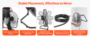 Charger l'image dans la visionneuse de galerie, Amocart Floor Fans 3 Speeds High Velocity Heavy Duty Industrial Fan 4800 CFM 360° Adjustable Tilt for Gym Home Commercial Shop
