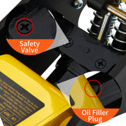 Load image into Gallery viewer, Amocart Car Jack 1.5-3T Floor Jack Aluminum&amp;Steel Racing Jack W/ Single Pistons Quick Lift Pump Tire Change Lifting Repair Tool
