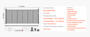 Charger l'image dans la visionneuse de galerie, Amocart 55/71/110in Retractable Baby Gate 34in Tall Extends Wide Retractable Gate for Kids Pets Mesh Material Easy to Install
