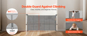 Charger l'image dans la visionneuse de galerie, Amocart 55/71/110in Retractable Baby Gate 34in Tall Extends Wide Retractable Gate for Kids Pets Mesh Material Easy to Install
