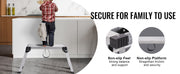 Load image into Gallery viewer, Amocart Folding Work Platform 330 lbs Load Capacity Aluminum Drywall Stool Ladder Heavy Duty Work Bench w/ Non-Slip Feet
