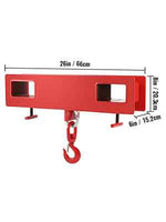 Amocart Forklift Lifting Hoist Swivel Hook Mobile Crane 4400 lbs 2 Ton Lift Mobile Crane Attachments for Garage Workshop