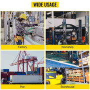 Bild in Galerie-Viewer laden, Amocart Forklift Lifting Hoist Swivel Hook Mobile Crane 4400 lbs 2 Ton Lift Mobile Crane Attachments for Garage Workshop
