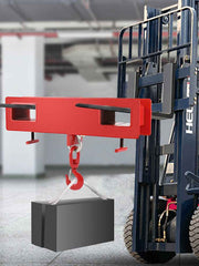 Bild in Galerie-Viewer laden, Amocart Forklift Lifting Hoist Swivel Hook Mobile Crane 4400 lbs 2 Ton Lift Mobile Crane Attachments for Garage Workshop
