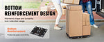SucceBuy  2 Pack Furniture Mover Pallet Trolley 500 lbs Each Count with 4 Wheels Small Flat Dolly Cart for Industrial Machinery