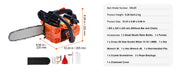Charger l'image dans la visionneuse de galerie, Amocart Gas Chainsaw Gasoline Powered Chain Saw Handheld Cordless Petrol Chainsaws for Tree Wood Branch Cutting Tree Trimming
